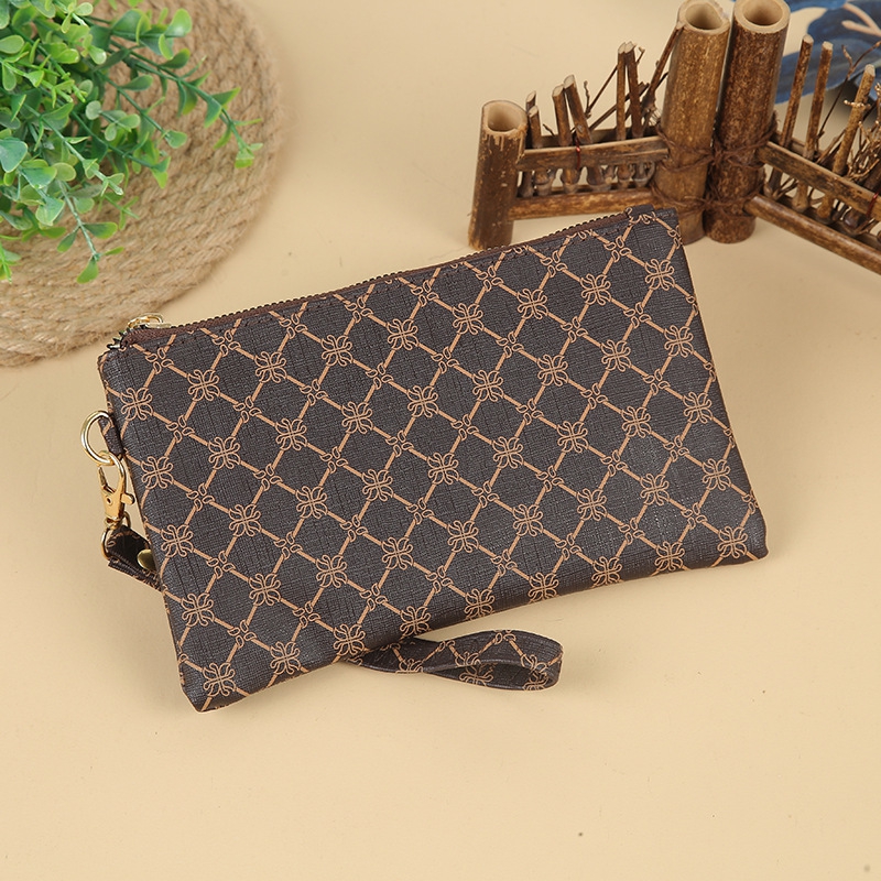Designer Luxury Bag Women's Wallet Pu Wallets Vintage Cellphone Clutch Multi-functional Purse Large-capacity Envelope Handbag