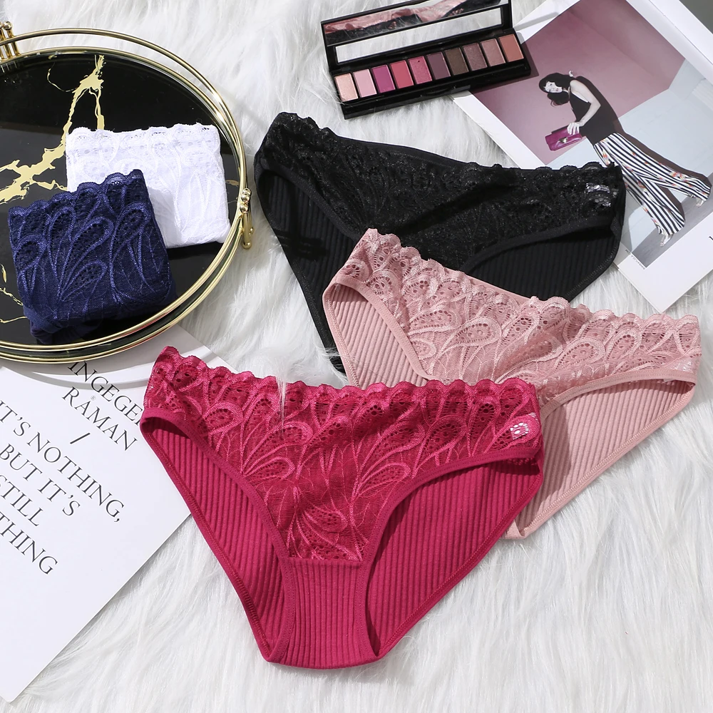 3PCS/lot Cotton 2025 Panties Women Comfortable Underwear Sexy Low-Rise Underpants Female Lingerie Big Size new Ladies Briefs Underwears