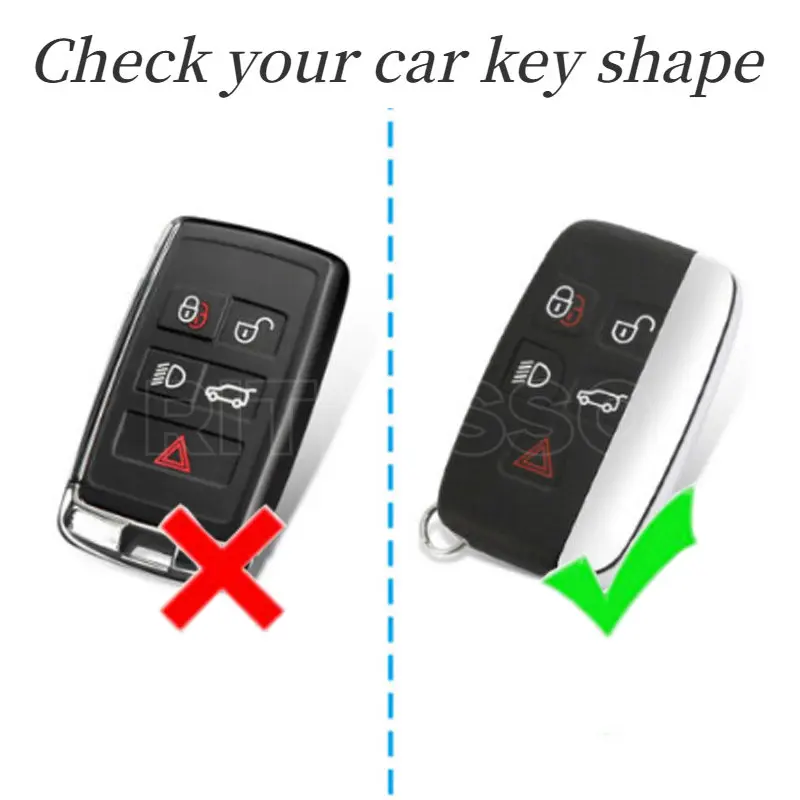 Alloy Car Remote Key Case Cover Holder Shell Fob For Land Rover Range Rover Sport Evoque Freelander For Jaguar XF XJ XE XJL XF