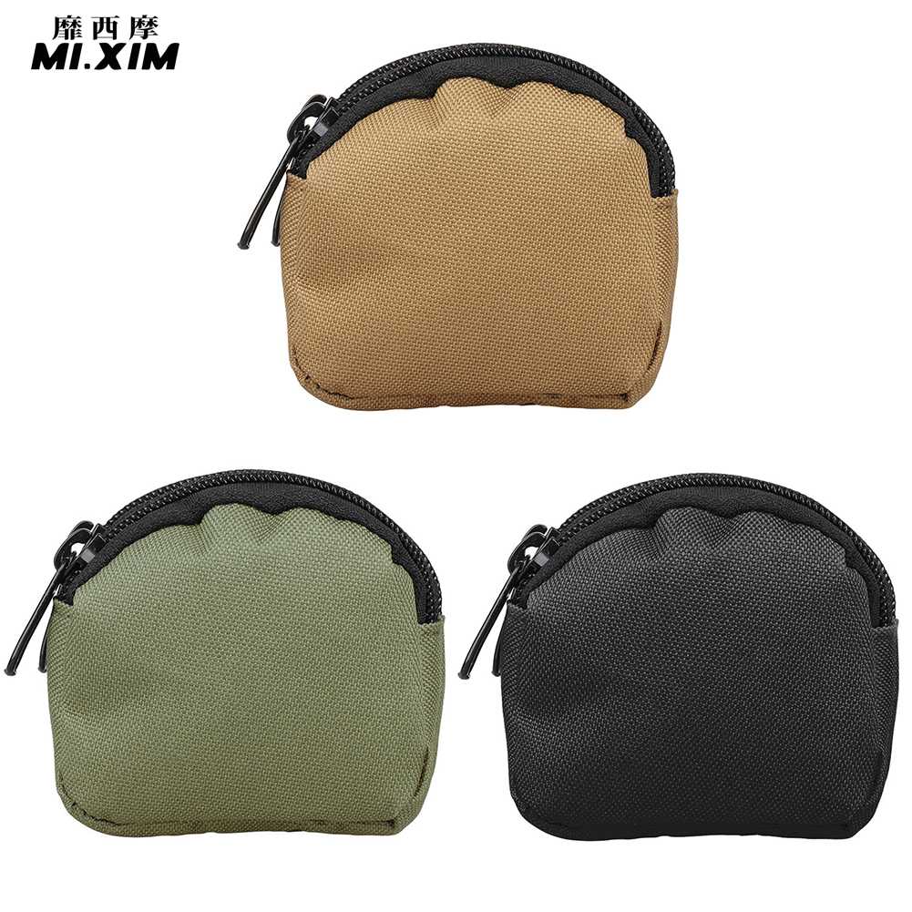 Outdoor EDC Molle Pouch Wallet Waterproof Portable Travel Zipper Waist Bags Small Key Coin Purse Purse Hunting Storage Pack