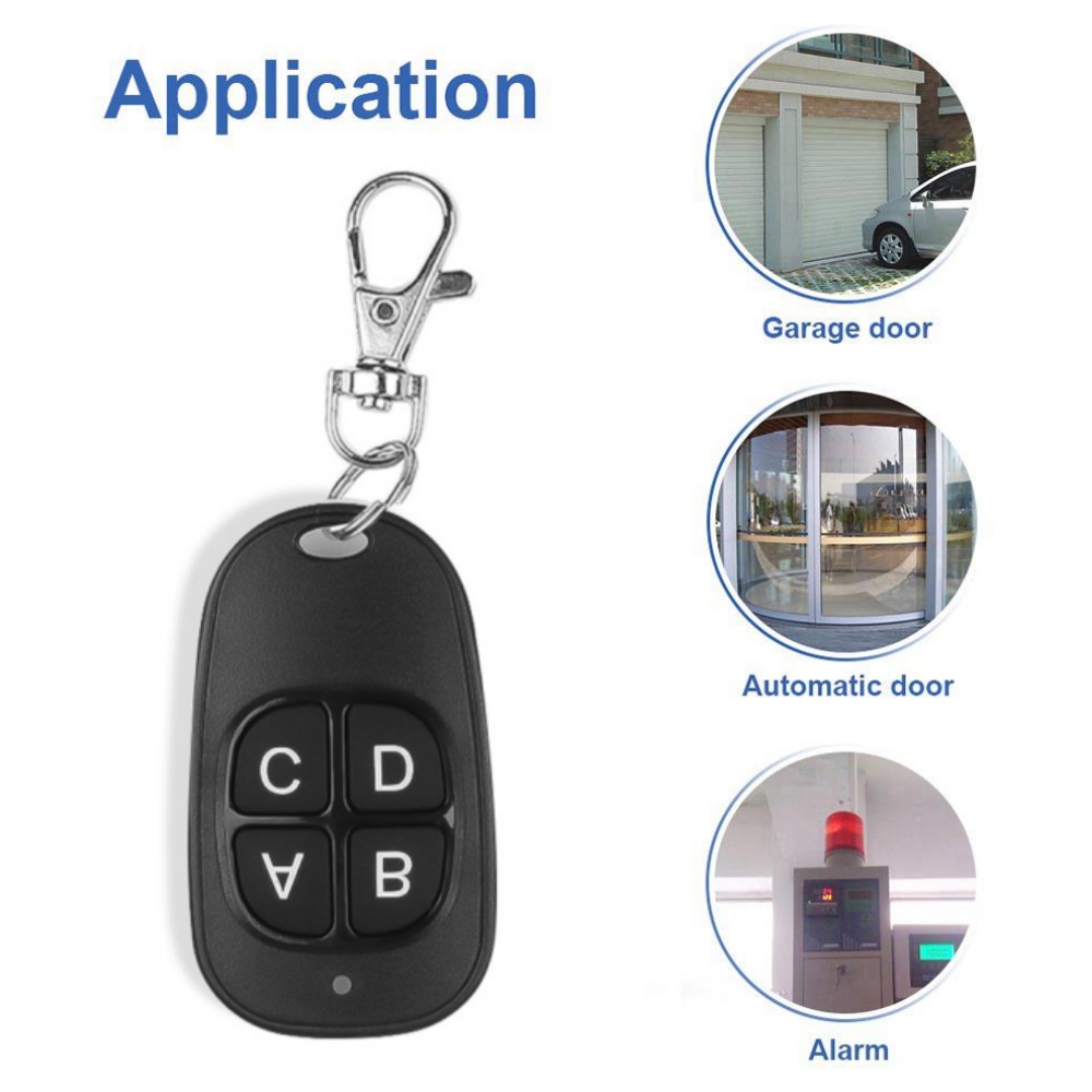 2025 433Mhz Remote Control 4CH new Auto Copy Opener Controller For CAME Duplicate Key Fob 433.92mhz Cloning Gate Garage Transmitter