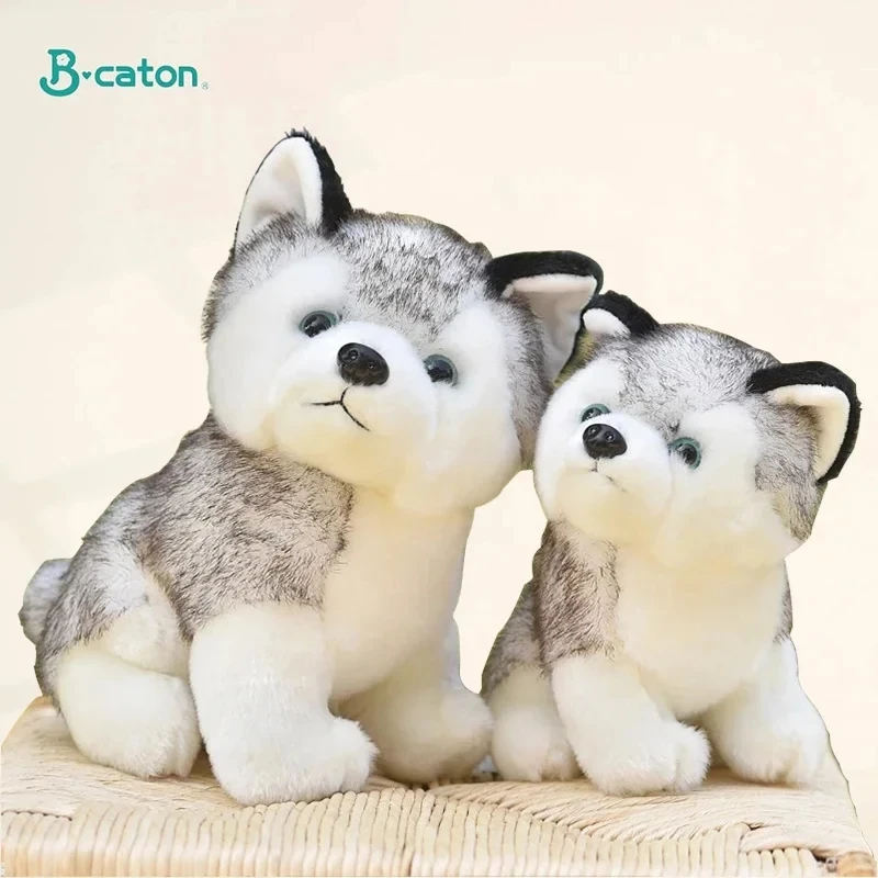 new Cute Husky Dog Plush Toy Soft Stuffed Doll Kawaii Children Toys Birthday Gift for Girl Fluffy Animal 2025 Dolls Size 20cm