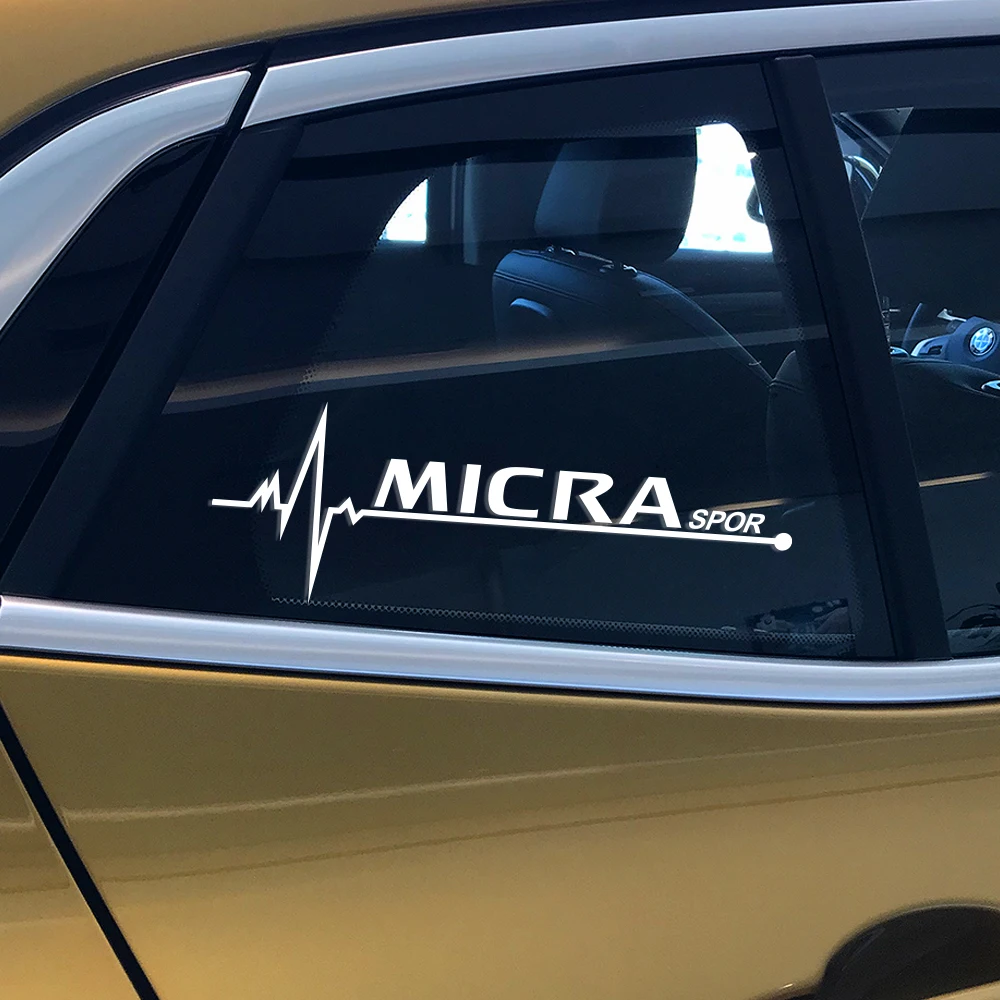 2PCS Car Side Window Stickers For Nissan Qashqai J10 Juke Leaf Micra Sentra Patrol Maxima Murano Tiida Pulsar Altima Accessories