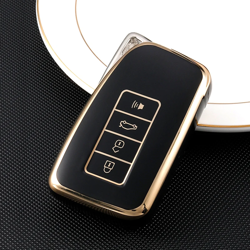 TPU Car Key Case Cover for Lexus RX350 NX300 Es300h Rx450h GS300 GX470 IS250 ES350 LX570 GX460 Nx300h Is300h Shell Fob Holder