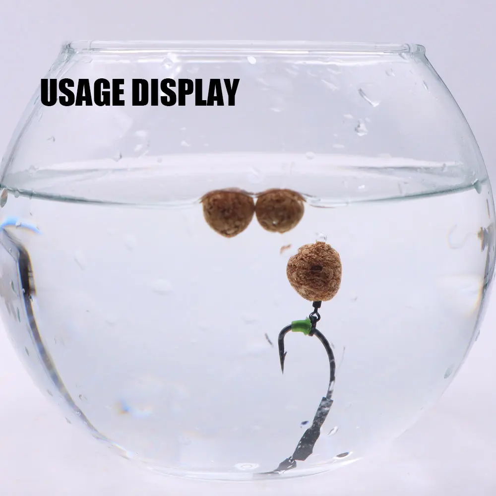 20pcs Carp Fishing Accessories Cork Ball 10mm Pop Up Boilie Fishing Bait Floating Method Feeder Hair Rig Fishing Tackle Lures