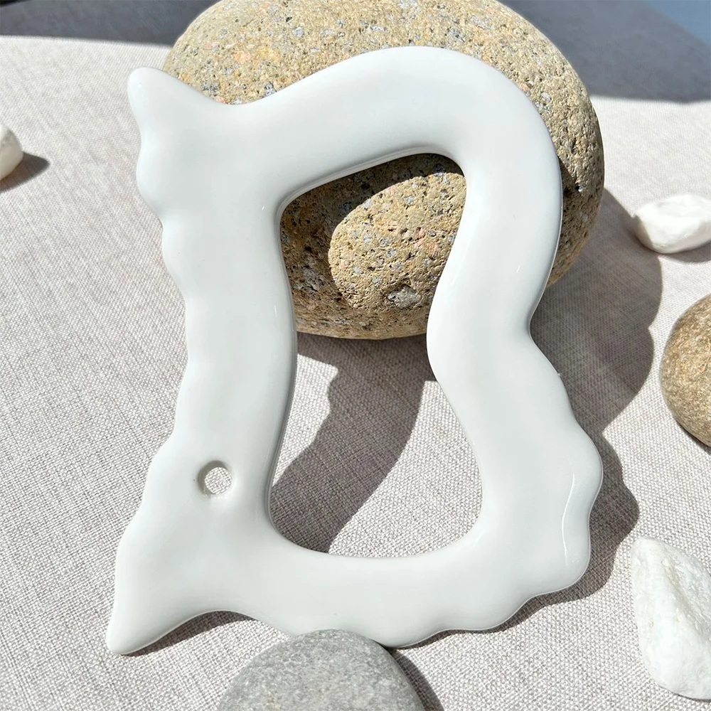Ceramic Gua Sha Tools Face Gua Sha Scraper Board GuaSha Massager For Slimmer Body new Sculpting Skin 2025 Tightening SPA Acupuncture Tool