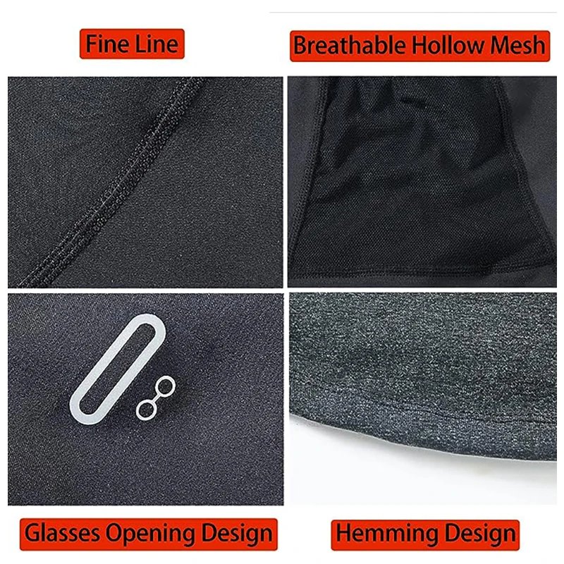 Windproof Fleece Thermal Full Face Mask Hat Neck Gaiter Cold Weather Balaclava Ski Bike Hunting Warm Cycling Motorcycles Scarf