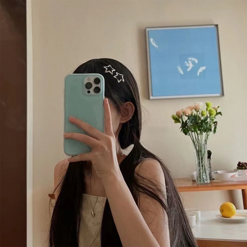 Ins Style Metal Star Pentagram Hairpin for Woman Cute new Sweet Style Charm 2025 Hair Clip Aesthetics Y2k Hair Accessories