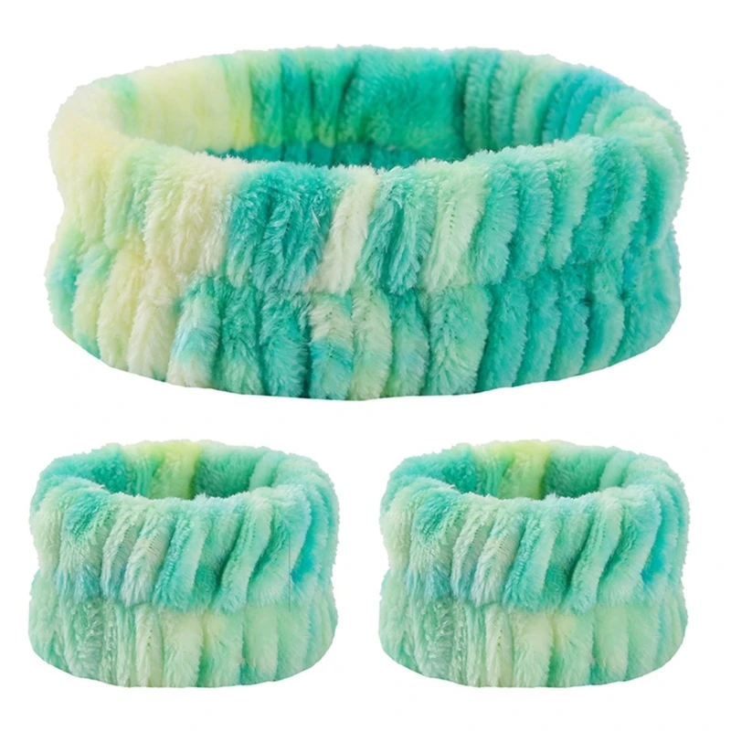 Wrists Washband Headband 2025 Scrunchies Cuffs Face new Washing Wristbands Absorbent Microfiber Wash Towel for Makeup Skincare