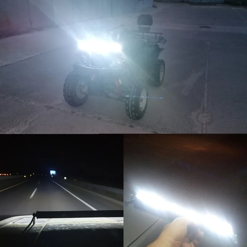 10/20inch Ultra-Thin LED Light Bar Combo Beam Spot Flood Beam Work Lamp for SUV Offroad Car Truck
