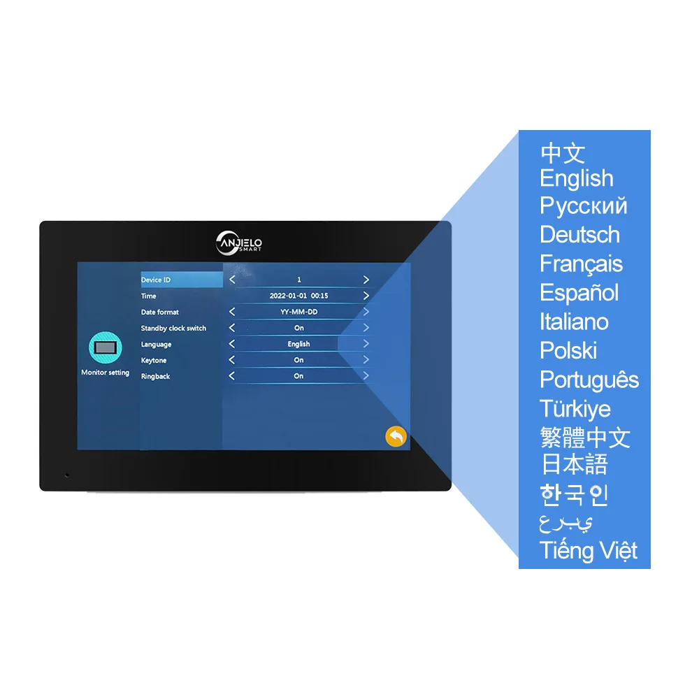 Wifi 1080P Video Intercom for Home Interphone Residential Doorbell Apartment 10/7 Inch Touch Screen Smart Life Tuya APP Unlock