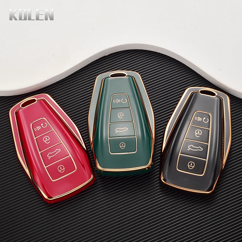 New TPU Car Remote Key 2025 Case Cover Shell For Geely Coolray 2019-2020 Atlas new Boyue NL3 Emgrand X7 EX7 SUV GT GC9 Borui Accessories