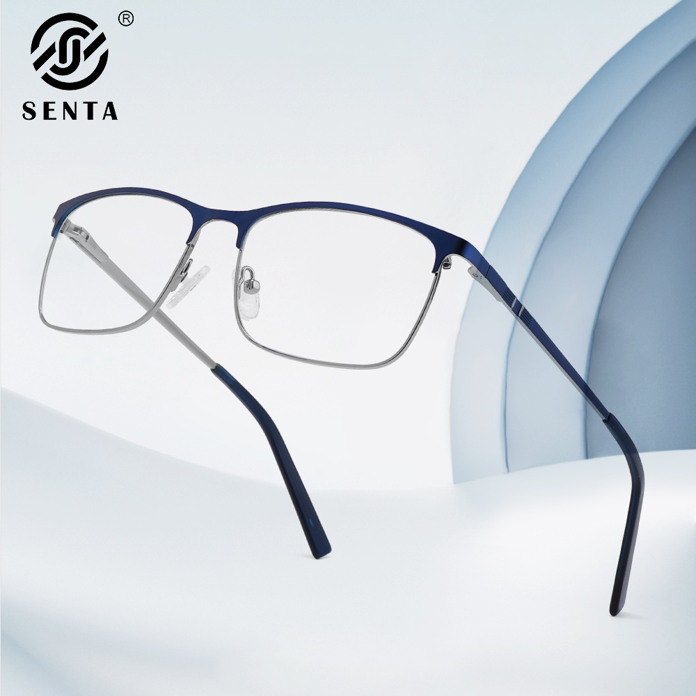 Reading Glasses for Men Anti-glare Lenses and Blue Light Filters Presbyopic Glasses Focus Plus Optical Lenses Men's Seen Bezel 2