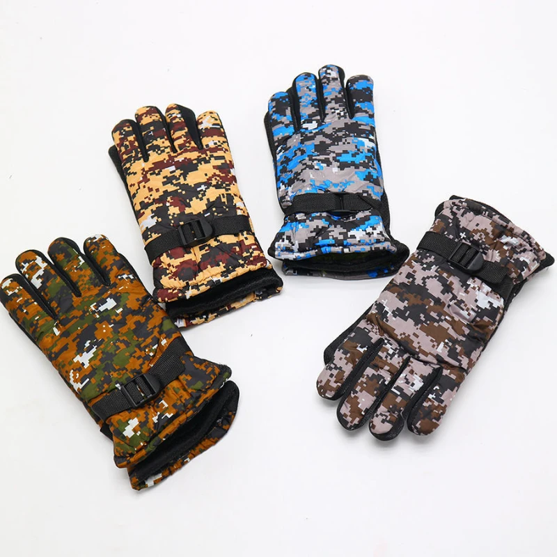 Men Skiing Gloves new Waterproof 2025 Winter Warm Hands Gloves Snowboard Thermal Motorcycle Riding cycling sports thicken Snow Gloves
