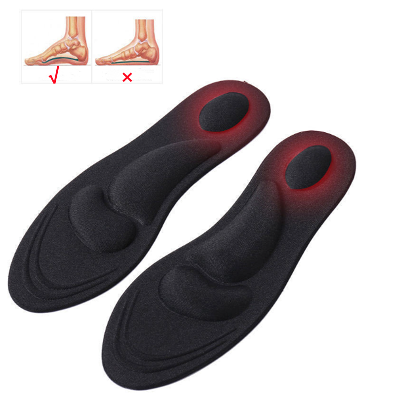 4D Memory Foam Insoles for Shoes Sole Breathable Massage Shoes new Pad 2025 Sports Running Shoe Inserts for Woman Men Feet Orthopedic