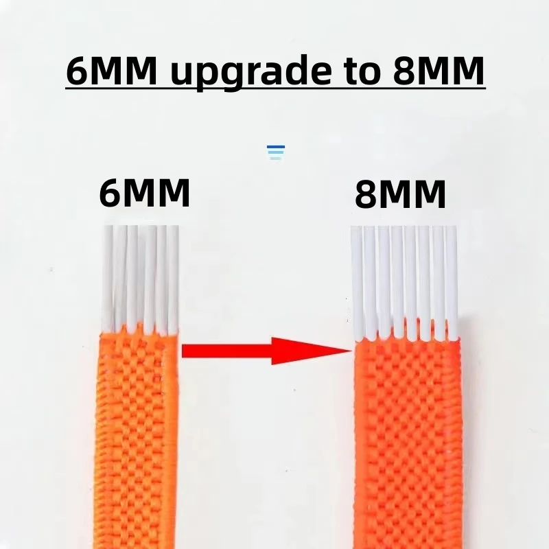 No Dislodging Press Fixed Lock Shoelace Without Tie 2025 Flat Elastic new Laces Sneakers Kid Adult No Tie Shoe Lace Shoes Accessories 8MM