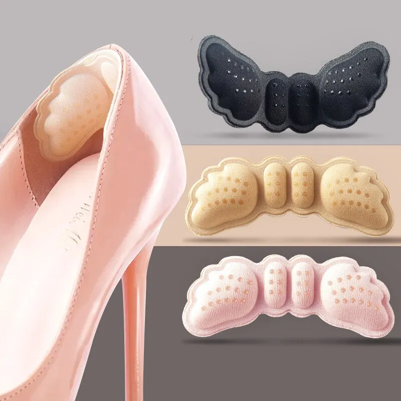4Pairs Women Insole for new High Shoes 2025 Heel Pad Adjust Size Adhesive Heels Pads Liner Grips Protector Sticker Pain Relief Foot Care
