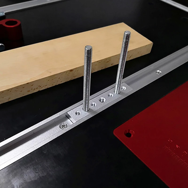 Table Saw Miter Bar Slider Gauge Rod T Slot Miter Track M6/M8T Screw Fixture Slot Aluminum Alloy for DIY Woodworking Router
