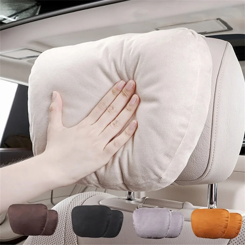 Car Headrest Neck Support Seat For Mercedes-Benz Maybach S Class Design Soft Universal Adjustable Car Pillow Neck Rest Cushion