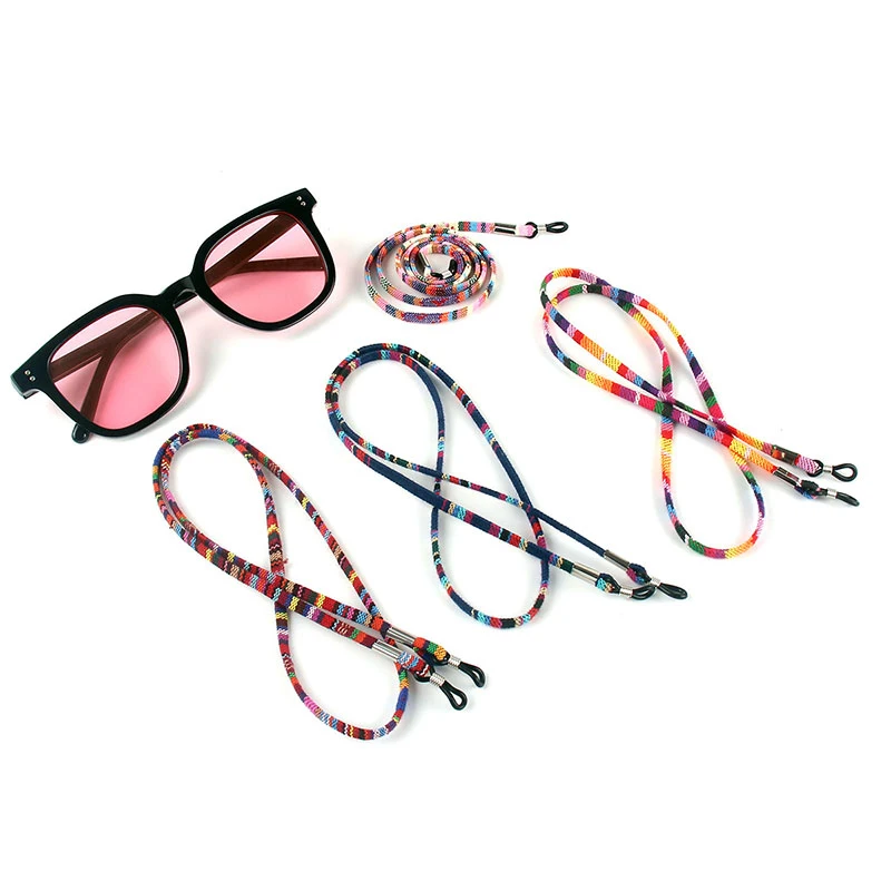 New Fabric Glasses Chain Ethnic Style Glasses Lanyard Anti-lost Useful Colorful Glasses Rope Cloth Durable Sunglasses Chain