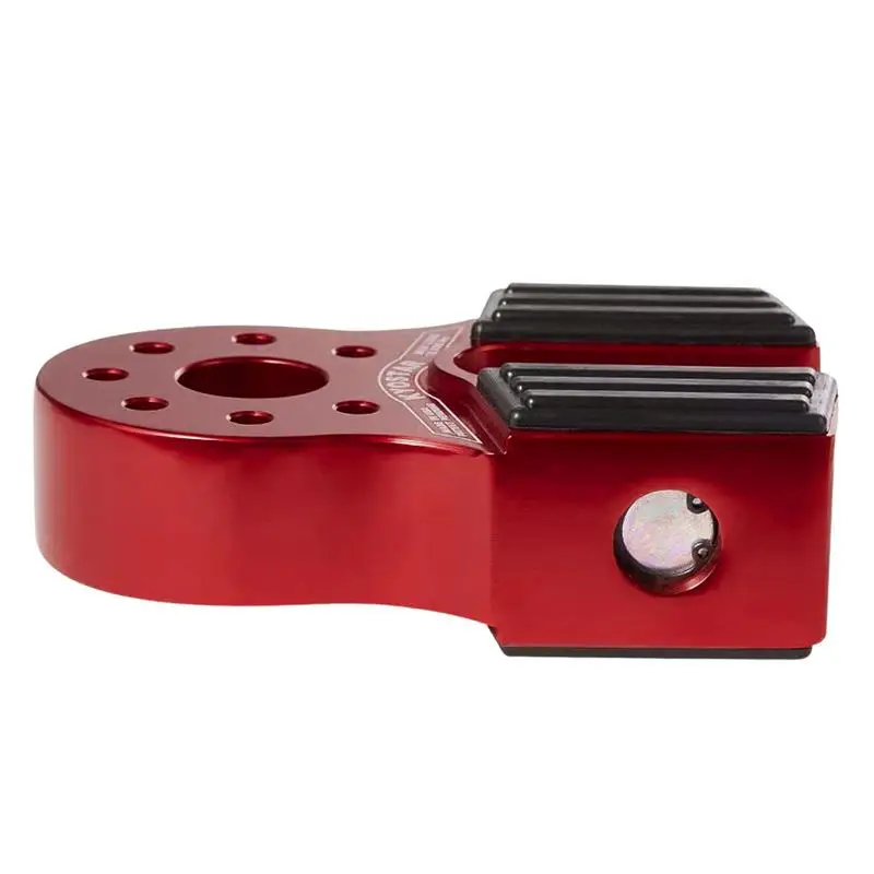 Winch Hook Connector Rope Loading Wear Resistant Rustproof Hoist Shackle Aluminum Rescue Trailer Cord Winch Hook Rope For Car