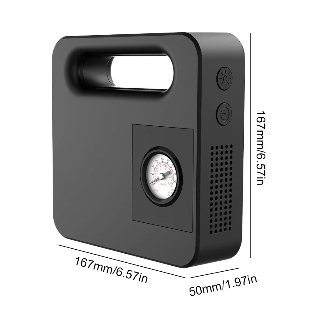 Car Air Pump Digital/Pointer Display 150PSI Electric Tire Inflator Tyre Pump LED Light Auto Car Air Compressor for Vehicle