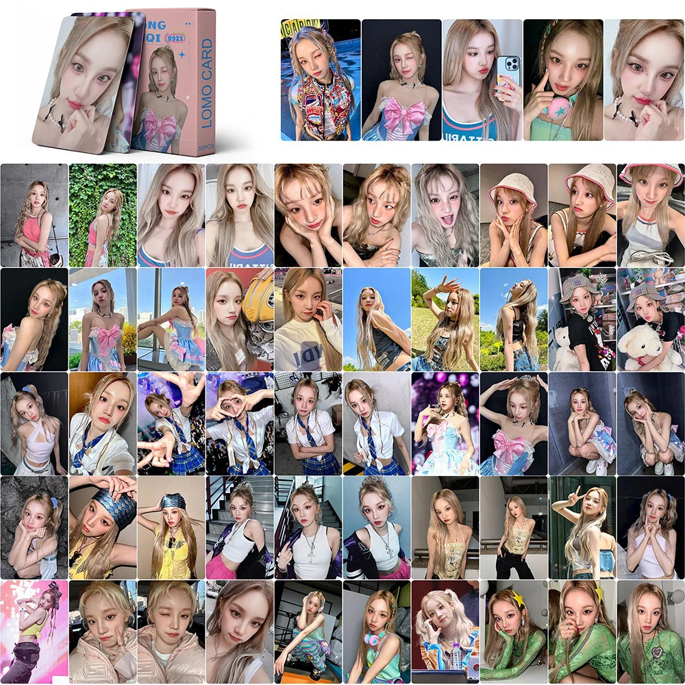 Kpop Gidle Song Yuqi SOLO Photocards New Album I Feel Lomo Cards (G)I-DLE Photo Cards Postcards Fans Gift