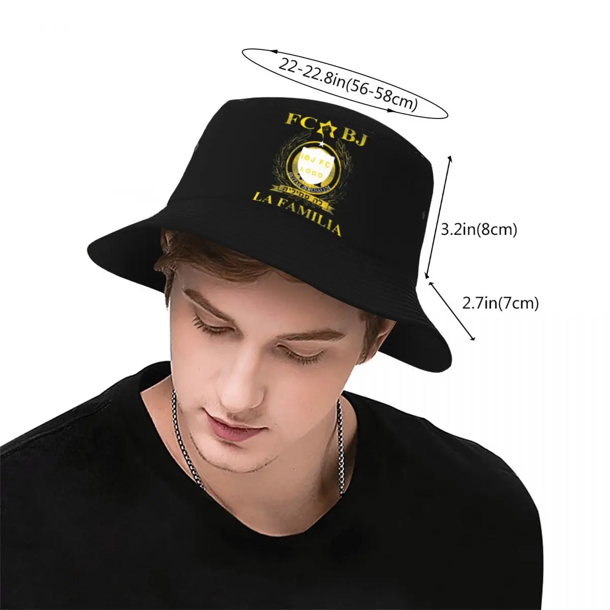 Israel Beitar Jerusalem Fc Fisherman's Cap Outdoor Bucket Hats Fishing Hat Foldable Hip Hop Beach Sun Hats for Women Men