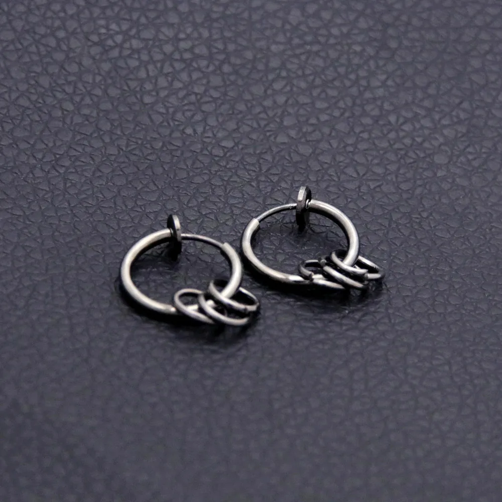 Anime Hoop Earrings Tokyo Revengers Christmas Showdown Chifuyu Matsuno Cosplay Earrings Ear Clip For Women Men Jewelry