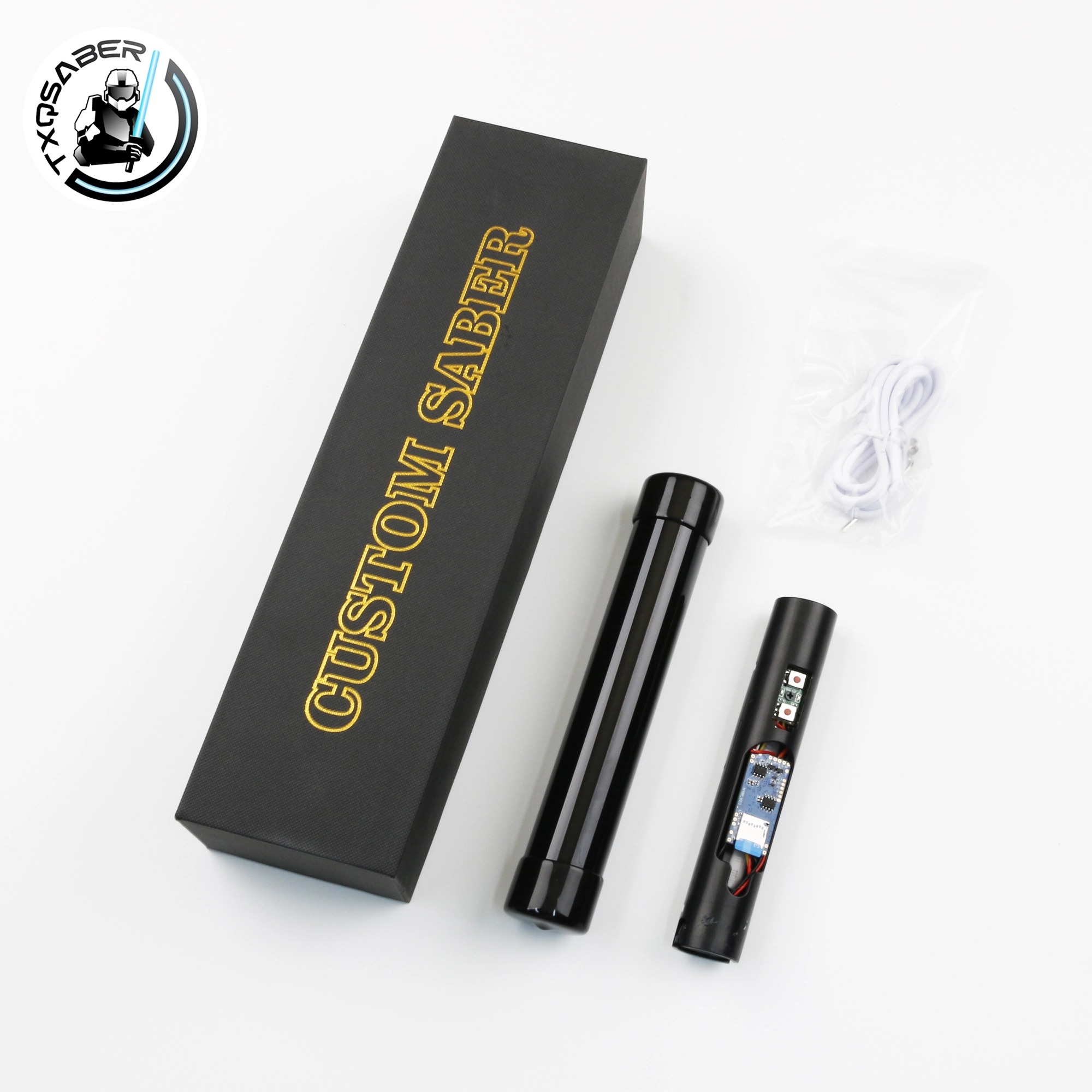 TXQ Neo Pixel Lightsaber Core RGB SNV4 All Smooth Swing Electronic Chip Proffie Soundboard Kit Hilt Force Blaster Saber Laser