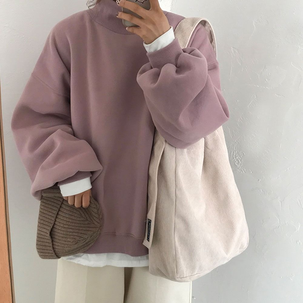 Bolsos de hombro de pana para mujer, bolsos de mano suaves, bolsos de gran capacidad para niñas y estudiantes