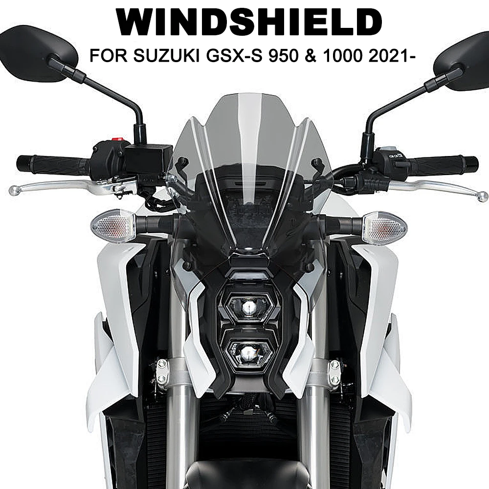 NEW Front Screen Wind Shield Accessories WindScreen Windshield For SUZUKI GSX-S950 GSX-S1000 GSX-S 950 GSXS 1000 2021 2022 2023