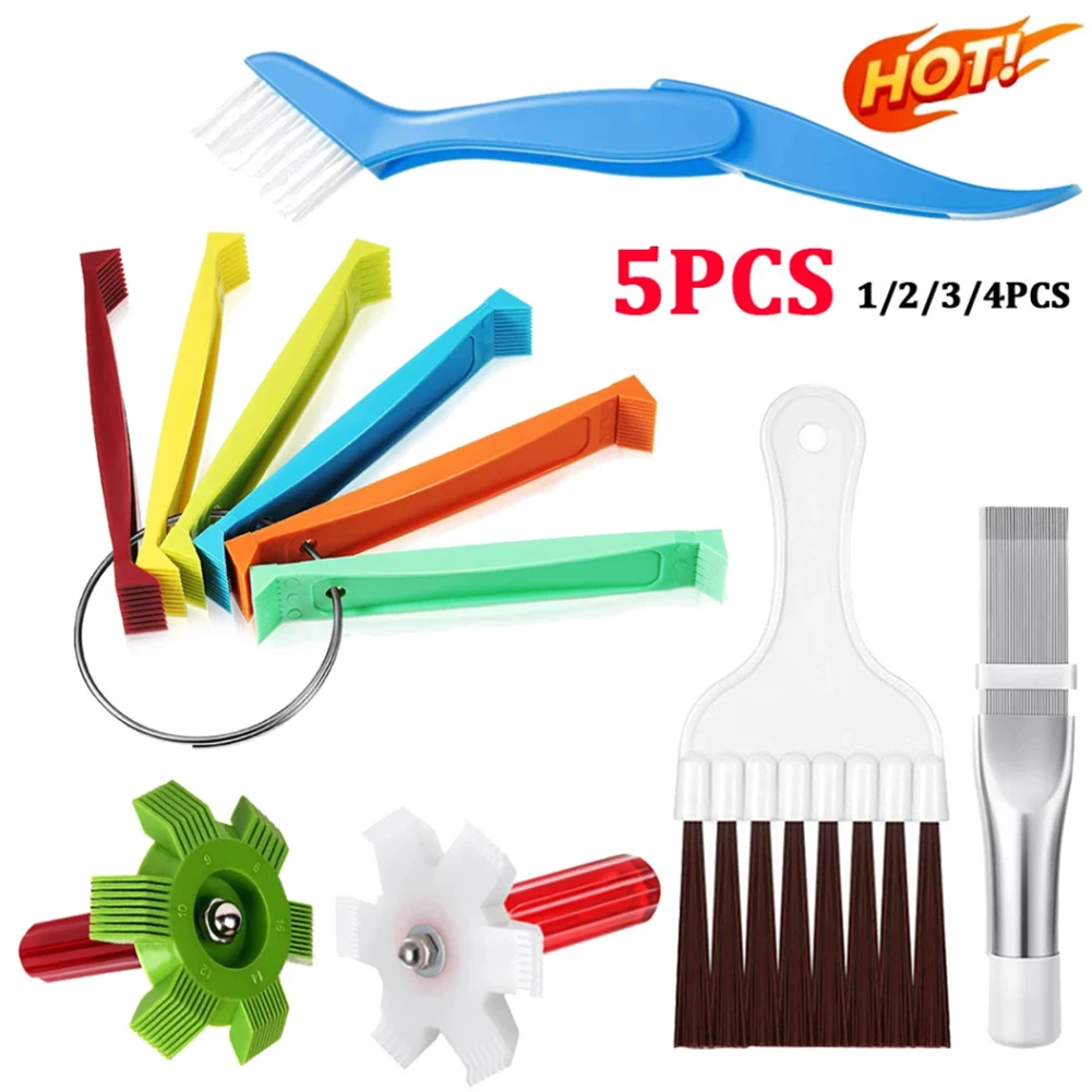 Universal Car Radiator Condenser Fin Comb Sets Air Conditioner Coil Straightener Hand Cleaning Tool Auto Cooling System Repair