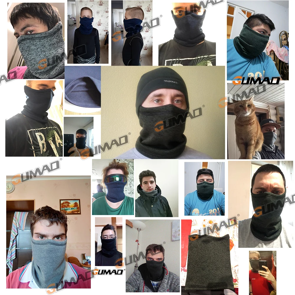 Cold Weather Neck Warmer Gaiter Winter Fleece Face 2025 Cover Cycling Running Hiking Skiing Thermal Half Mask new Scarf Bandana Men Women
