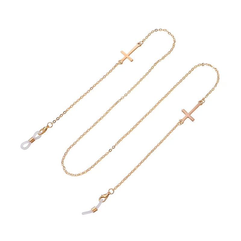 Pendant Sunglasses Chains Cross Eyeglasses Sunglasses Spectacles Metal new Glasses Chain Holder Cord Lanyard 2025 Necklace Eyeglass Strap