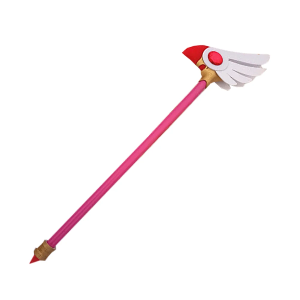 Brdwn Cardcaptor Sakura Kinomoto Birds Head Stars Cosplay Handmade Magic Wand Staff
