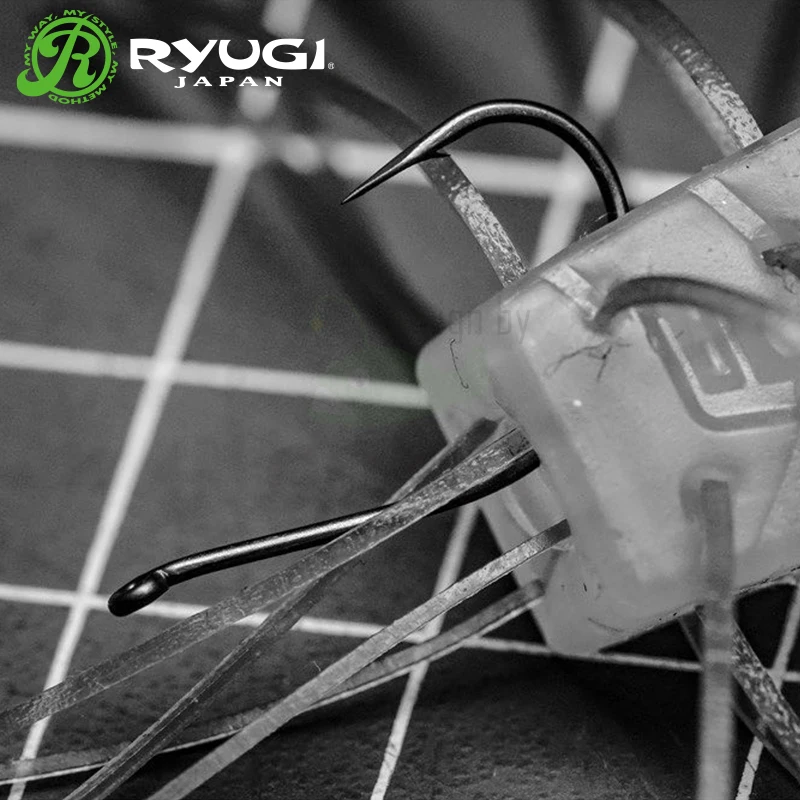 RYUGI Finesse Dropshot Fishing Hook Japanese Fish Hook Ice Fishing new Thin Hook Ringed Eyes Fishhook Fishing 2025 Accessories Fish Goods
