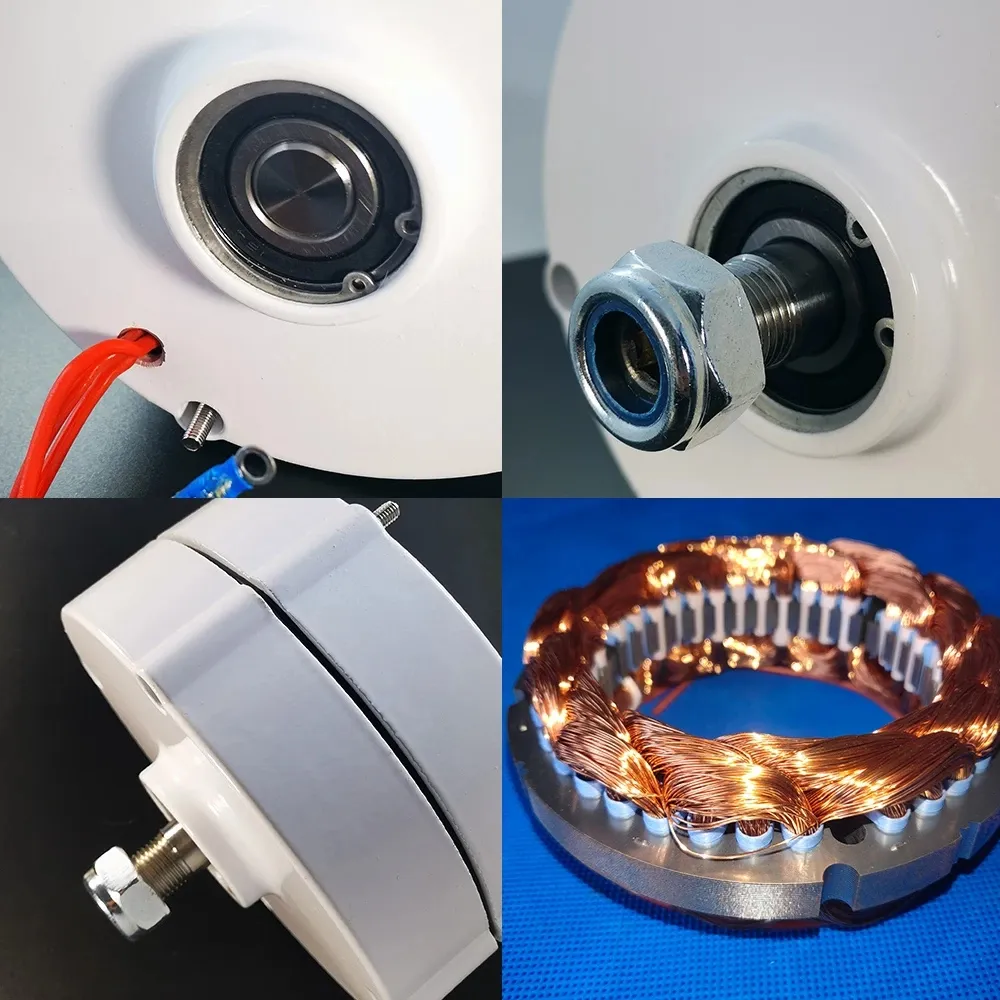 PMG 500w Wind Turbine Generator 12V 24V 750 Rpm AC DC Power Magnetic Dynamo Water Turbine Hydro Alternator Free Energy Windmill