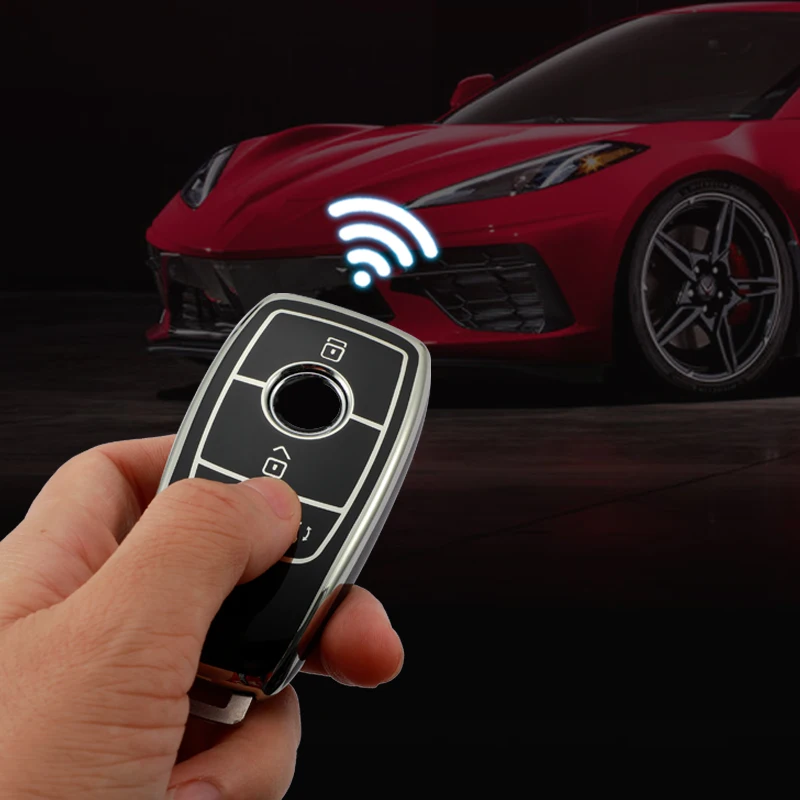 Shell Fob For Mercedes Benz A B C E S G GLB GLC GLE Class GLS new W177 W205 W213 W222 G63 X167 E200 E300 AMG TPU Car Key 2025 Cover Case