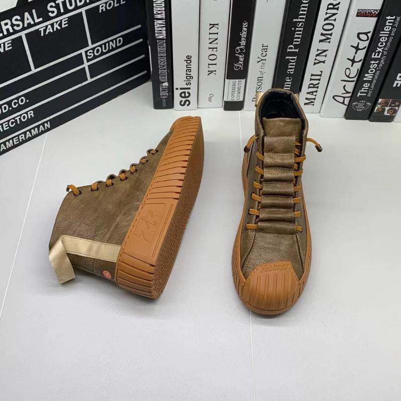 2025 Autumn and Winter Men Increased Boots Lace-up Casual Board Shoes High Quality Outdoor Boot British Style New dh320680