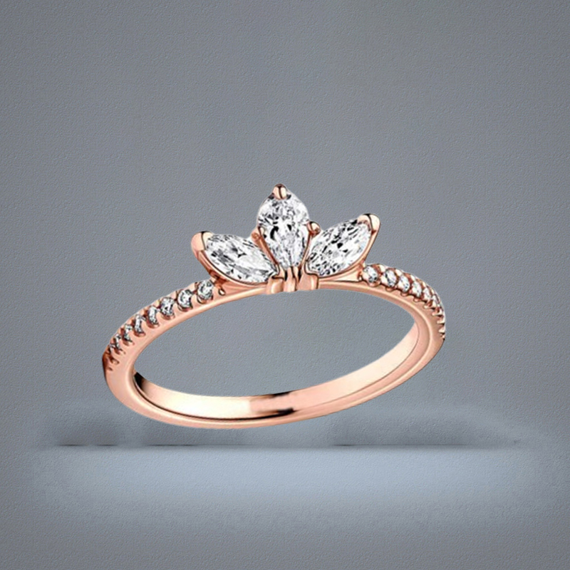 Band Rings Winter New 925 Silver High Quality Original 1 1 Blue Rectangle Three Stone Glitter Rings Women Jewelry Gift Fashio