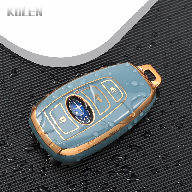 New TPU Car Smart Key Case Cover Shell Fob For Subaru new BRZ XV SV Forester Legacy Outback Crosstrek Impreza 2025 Ascent Accessories