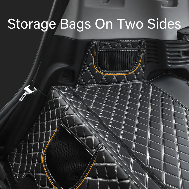 Custom Car Trunk Mat Bottom Boot Carpet Leather Cargo Liner Interior Accessories For Smart 451 Fortwo 453 Fortwo Forfour 2015