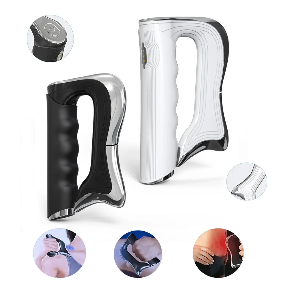 3 Levels Electric Guasha Scraper EMS Muscle Therapy Massager IASTM Massage Tool Adjustable Speed Deep Muscle Fascia Massager