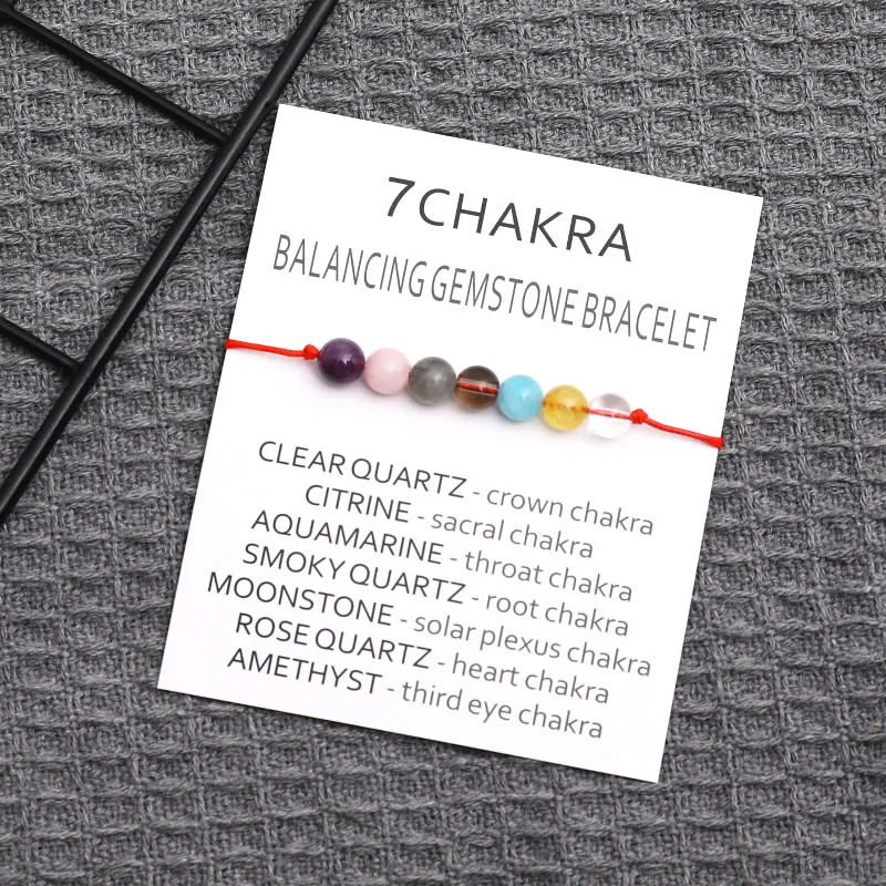 7 Chakra Bracelet new Healing Crystal Bracelet 2025 Natural Chakra Crystal Healing Jewelry Mandala Yoga Bracelet Balancing Gifts