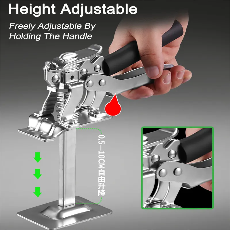 Hand Lifting Tool Labor-Saving Arm Jack Door Panel Drywall Lifting Cabinet Board Lifter Tile Height Adjuster Elevator Tool