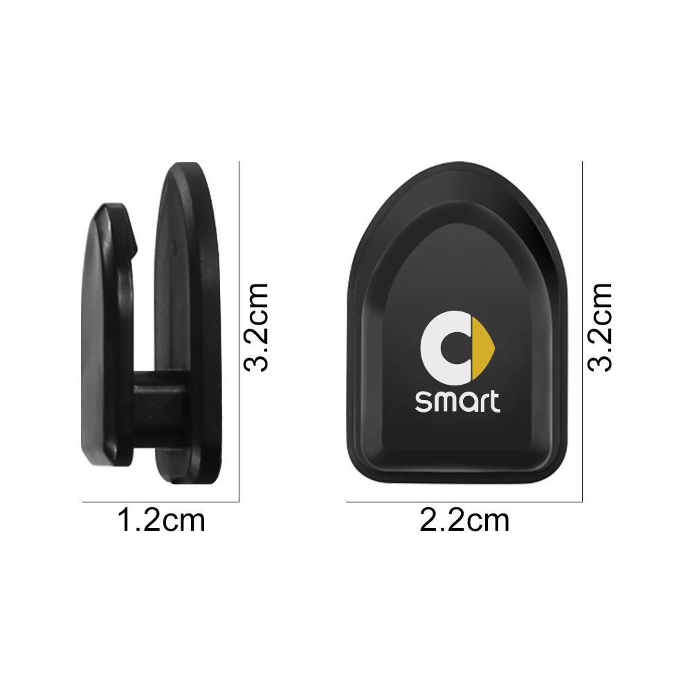 4PCS Car Mini Sticky Hooks Self Adhesive Convenience Hook For Smart Eq Fortwo Forfour 453 451 452 450 Roadster Car Accessories