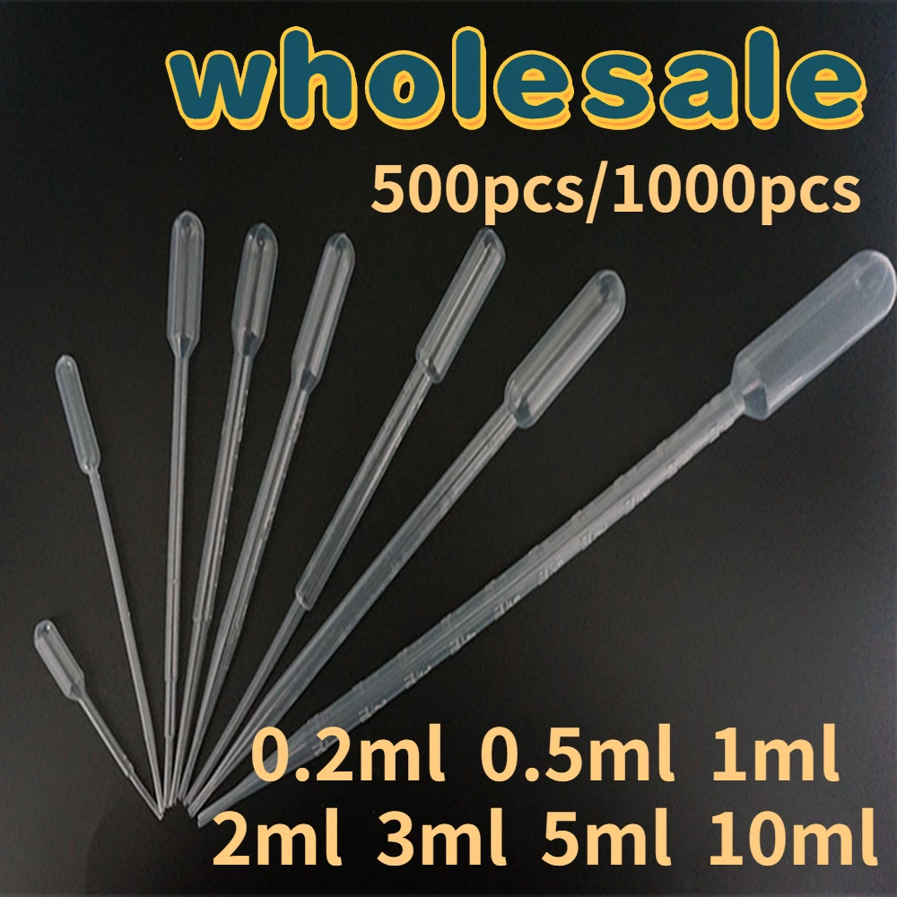 Pipeta desechable graduada, cuentagotas de 0,2 2025 ml/0,5 ml/1ml/2ml/3ml/5ml/10ml, new suministros de laboratorio de transferencia de ojos, herramien