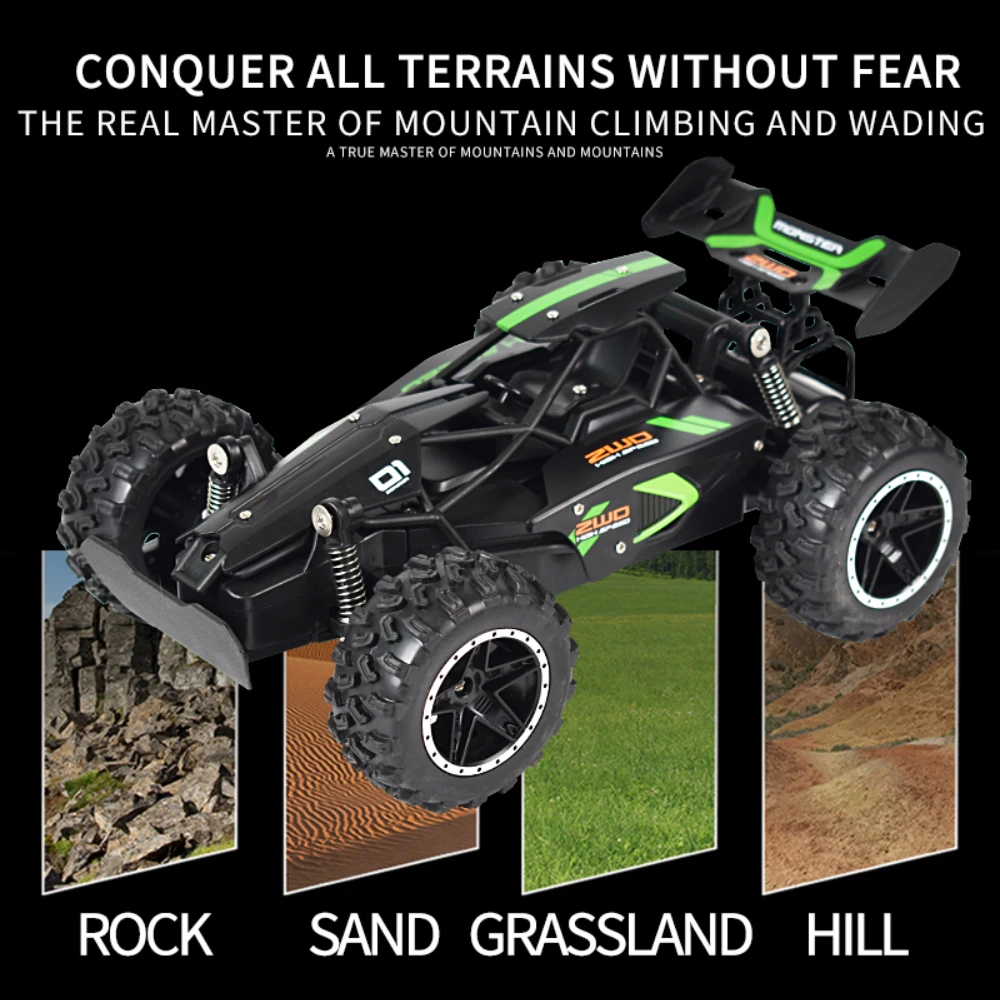 RC new 2025 Car Drift 1:18 High Speed Car Radio Control 15km/h Off Road Remote Control Car Trucks By Toys For Boy Children Kids Gift