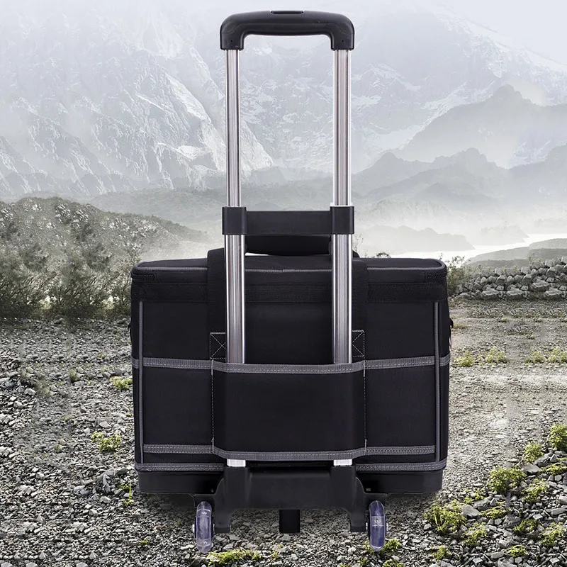Multifunctional Tools Box Pull Rod Tool Kit Electrician Backpack Tool Bag Oxford Suitcase Tools Complete Professional Tool Cases